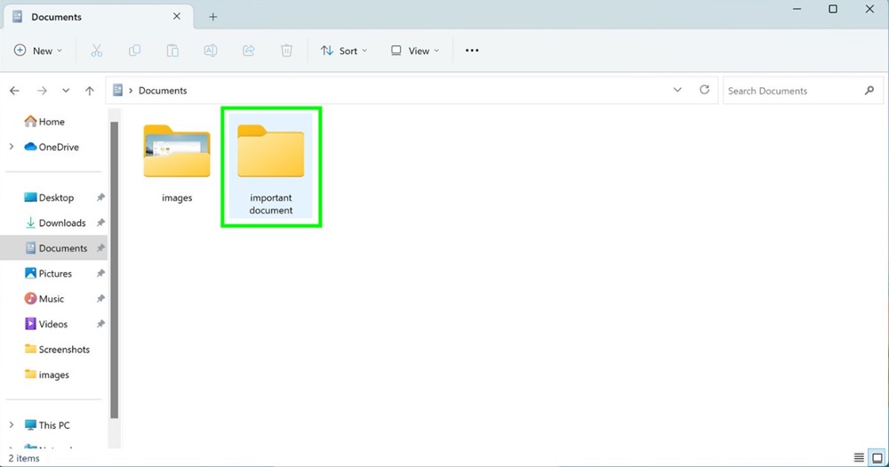 آموزش تصویری پنهان کردن فایل ها و فلدر ها در ویندوز 11 از طریق فایل اکسپلورر