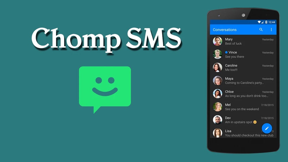 اپلیکیشن chomp SMS Pro