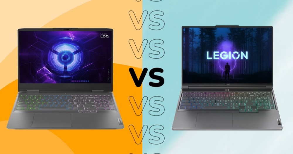 تفاوت لپ تاپ های سری loq با سری legion لنوو