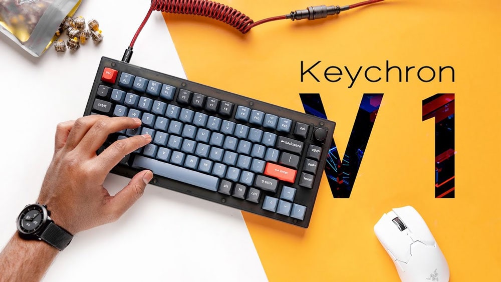 بهترین کیبورد با قیمت اقتصادی برای برنامه نویسی: Keychron V1