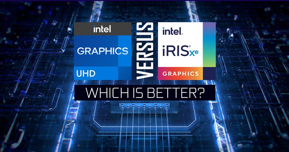 مقایسه پردازنده گرافیکی Intel Iris با Intel UHD