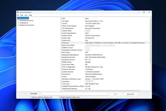 شناسایی CPU لپ تاپ با System Information