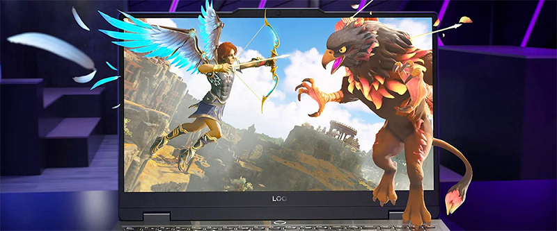 نمایشگر 15.6 اینچی IPS لپ تاپ Lenovo LOQ 15IRX9 با نرخ نوسازی 144Hz