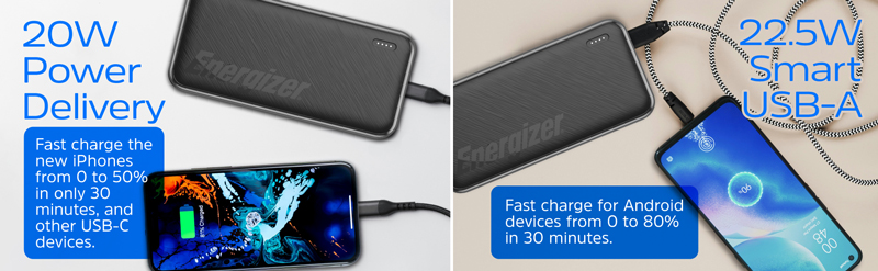Energizer UE10055PQ Power Bank - Fast Charge