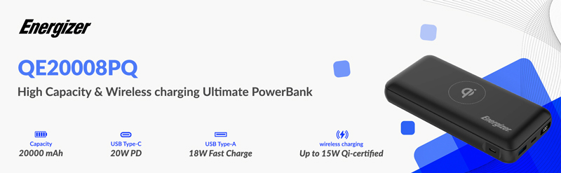 Energizer QE20008PQ Power Bank