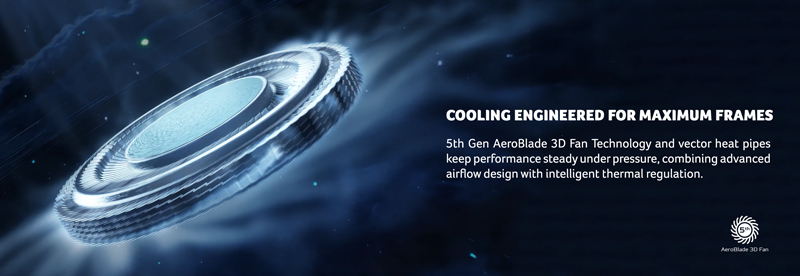 فناوری خنک‌کنندگی AeroBlade 3D Fan نسل پنجم