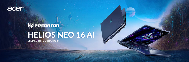لپ تاپ 16 اینچی ایسر مدل Predator Helios NEO 16 AI